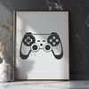 Vector video game controller design An SVG design of a video game controller featuring multiple inputs and controls.