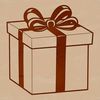 Simple Rectangular Box Clip Art A simple rectangular box design with a flat top and four sides, ideal for crafting and DIY projects.