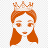 Young Princess in Medieval Attire A young female princess character in a traditional medieval attire.
