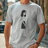 SVG Girl Silhouette Illustration Design A girl silhouette illustration created as a scalable vector graphic (SVG) design.