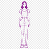 Beautiful SVG Cut File Template A young girl illustration designed as a vector art.