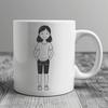 Free SVG Graphics of a Young Girl Young girl illustration created using vector art.