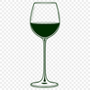 Free Wine Clip Art for Digital Design A stylized illustration of a glass of red wine with grapes and leaves, suitable for digital design projects.