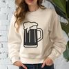 Vector Glass of Beer Design A high-quality SVG illustration of a glass filled with cold beer, suitable for graphic design and digital art.