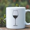 Beautiful Wine Glass SVG Image A vector graphic representation of a wine glass with liquid inside.