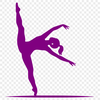 Flexibility in Action An illustration of a female gymnast in mid-leap, highlighting flexibility and athleticism.