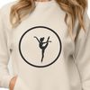 High-flying Gymnast SVG Icon A high-flying gymnast in mid-air pose, suitable for vector design projects.