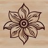 Colorful Floral Design Vector Art A detailed illustration of a wild flower in various colors and textures.