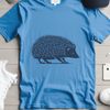 A high-quality digital illustration of a hedgehog.