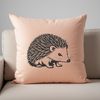 Quirky Hedgehog Illustration for Crafts A digital vector illustration of a hedgehog in various formats, suitable for cutting machines like Cricut.
