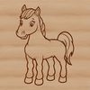 Equine Design Illustration A high-quality SVG image of a horse suitable for various design applications.