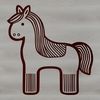 Stylized Equine Illustration A stylized digital illustration of a horse, suitable for various graphic design applications.
