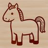 Horse SVG Illustration An SVG illustration of a horse suitable for cutting machine and design projects.