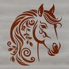 Free Clip Art Horse SVG Design A high-resolution, scalable illustration of a horse in vector format.