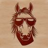 Free Vector Horse Design Clip Art A high-quality SVG image of an animal horse design, suitable for vector art and design projects.
