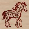 Elegant Equine Vector Illustration A detailed, scalable illustration of a horse in vector format.