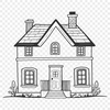 Simple House Design Vector Image A simple house design created as a vector image.