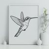 Hummingbird SVG Artwork Free Download Colorful hummingbird illustration in vector format.