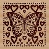Colorful butterfly design for gardening inspiration.