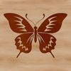 Colorful Winged Insect SVG Vector A colorful insect with large wings and delicate patterns, suitable for vector graphics.