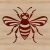 Gardening-Themed SVG Design Illustrative bee design for gardening enthusiasts and crafters.