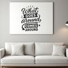 Inspiring Karma Quotes Vector Design Karma quote with inspirational text and minimalist design, suitable for commercial use.