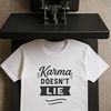 Karma Quote SVG A motivational quote about karma in a minimalist style.