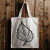 Vector Leaf Graphic Free Download A high-quality, scalable illustration of a single green leaf with intricate details.