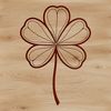 Free SVG Leaf Clipart for Digital Design A vector representation of a stylized leaf shape, suitable for digital design and cutting crafts.