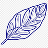 Single Leaf SVG Icon An illustration of a single leaf with detailed shape and texture, suitable for digital design projects.
