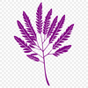 A vector illustration of a green leaf with detailed veins.