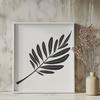 Vector Design Elements A high-quality vector design illustration of a single green leaf with detailed textures.