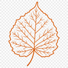 Beautiful Green Leaf Vector Illustration A simple, high-quality vector illustration of a single green leaf with veins.