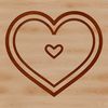 Beautiful Heart Symbol Vector Art Vector illustration of a traditional Valentine's Day heart symbol.