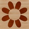 Free Floral Illustration A simple line drawing of a sunflower, a common flower in gardening and nature.