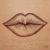 Detailed Vector Art Design of Lips A detailed illustration of human lips anatomy, suitable for vector art design.