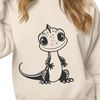 A detailed illustration of a lizard in vector format, suitable for digital art projects.