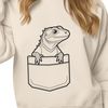 Reptile Illustration in Vector Style A detailed illustration of a reptile in the style of vector art.