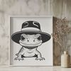 Reptile Illustration Vector Art A vector illustration of a reptile, a common animal with scales and a long tail.