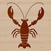 Beautiful Lobster Illustration A detailed illustration of a lobster, commonly found in ocean environments, suitable for various digital applications.