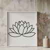 Beautiful Vector Lotus Illustration An intricately designed lotus flower, a symbol of spiritual growth and renewal in various Eastern religions.
