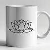 Free Vector Lotuses Clip Art A stylized illustration of a lotus flower with intricate details, suitable for vector design and digital art applications.