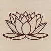 Eastern Spirituality Symbolism Image A stylized illustration of the lotus flower, often associated with Eastern spirituality and symbolism.