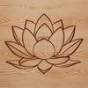 Elegant Vector Artwork An elegant illustration of a lotus flower in a simple vector design.