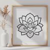 Vector Lotus Flower Design Illustrative design of a lotus flower in vector format.