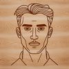 Free Man Clip Art Design A digital representation of a male figure created as a vector graphic.