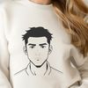 Simple Vector Art Design for Men A male figure depicted in a minimalist vector design.