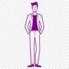 High-Quality Vector Image of a Man A detailed illustration of a male figure designed as an SVG vector image for digital use.