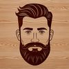 Free Vector Clip Art of a Gentleman A detailed SVG illustration of a male figure with facial hair.