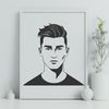 Scalable Graphic Illustration A digital representation of a man in scalable graphics format.